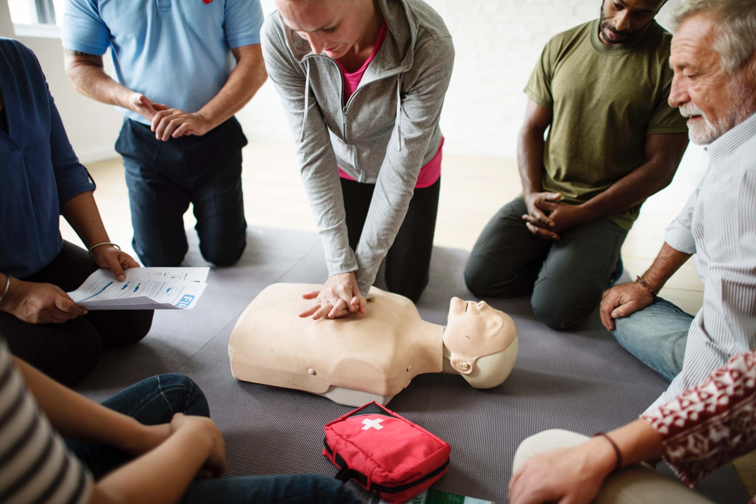 Group CPR Training